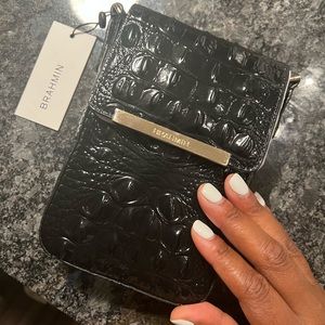 Brahmin Sasha Black Melbourne Genuine Leather